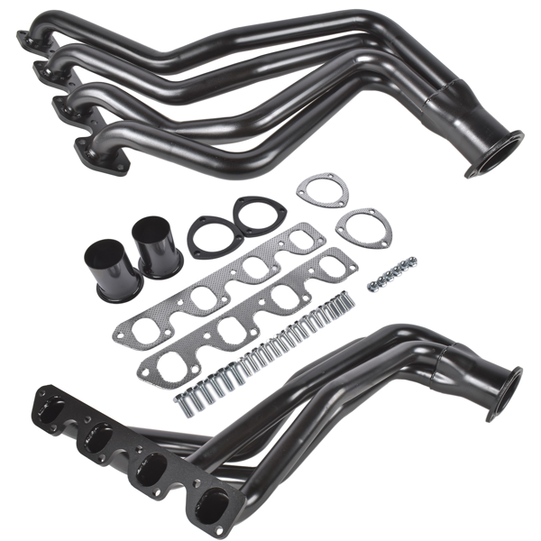 排气歧管 Black Manifold Assy Fit for 1977-1979 Ford F150 F250 F350 Bronco Only 4WD 351M 400M-6