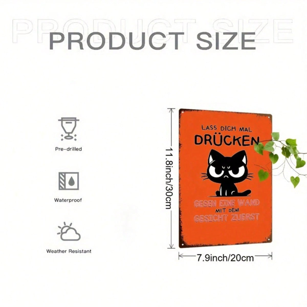 CIFbuy 锡制金属标牌 8英寸×8英寸 复古怀旧名言设计 经典墙面装饰 装饰厨房 家居 客厅 酒吧 咖啡馆 乡村农舍风格（TikTok, temu 自提物流）-1
