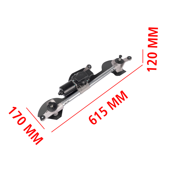 雨刮连动杆总成 Windshield Wiper Linkage with Motor Fits for Chevrolet Equinox GMC Terrain 2010-2016-8