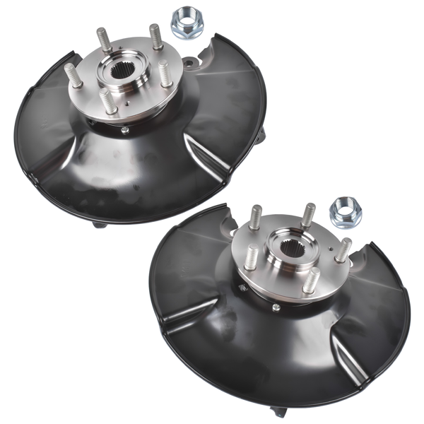 转向节总成 Pair Left+Right Steering Knuckle & Hub Bearing Fit for Honda Civic Si 2006-2011 L4 2.0L-3