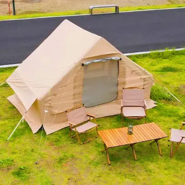 逸野打气帐篷户外全自动充气小屋超大空间防水防晒便携野-6