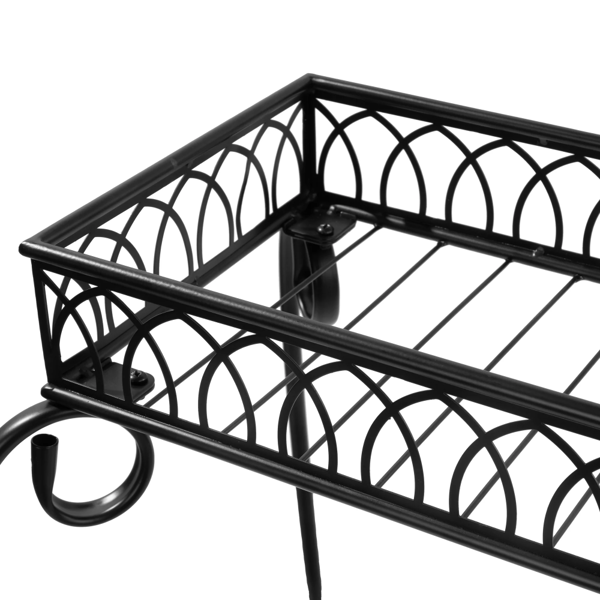 Traditional 2-Tier Plant Stand, 26" L x 13" W x 26" H-5