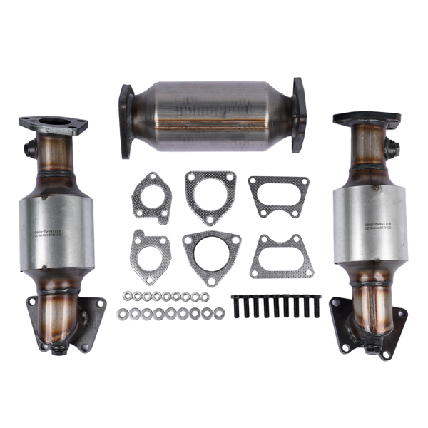 排气管 3x Catalytic Converters Kit Fit for Honda Accord 3.0L 2003-2007 45106 45107 45108-1