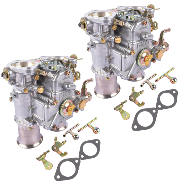 化油器 2X Carburetors Twin Choke Replacement for 45 DCOE Weber 152 4 Cyl 6 Cyl V8 Engines 19600.060-7
