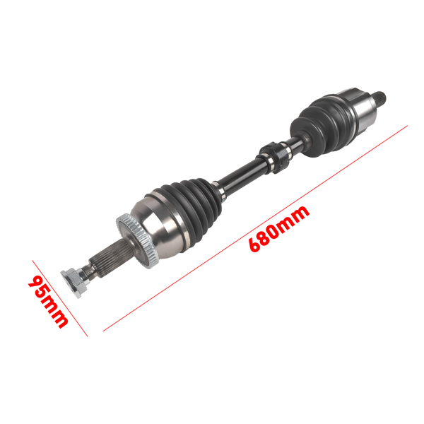 半轴 Front Left CV Axle Shaft Assembly Fits for Kia Cadenza 3.3L V6 2017-2020 Black 1Pc-6