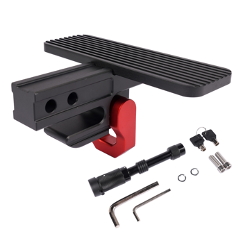油底壳 Hitch Step 45,000 lbs Max Breaking Strength Fit for 2 Inch Receiver with 3/4\\" D-Ring