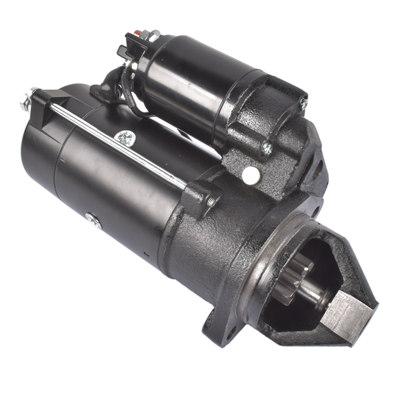 起动机 12V 9 Teeth Starter Motor Fits for Deutz Engine TD 2.9, TD 3.6, TCD 2.9, TCD29 Black 1Pc-3