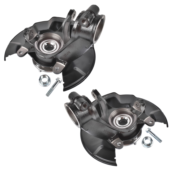 转向节总成 Pair Front Left Right Steering Knuckle w/Hub Bearing 686-418/9 Fit for Honda Accord 2018-2022-4