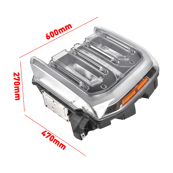 大灯总成 LED Headlight Assembly FO2502432 Fit for 2023-26 Ford F250 F350 Super Duty Left Side-10
