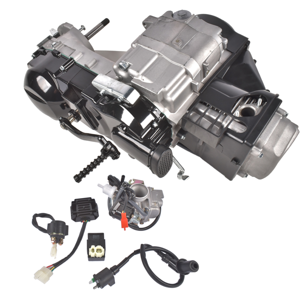 发动机组件 Complete Engine 150CC 4-Stroke fit for GY6 Scooter Dirt Bike Motor Short Case-5
