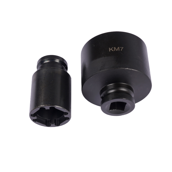 螺母套筒套件 13 Sizes of 4-slot Spindle Nut Sockets 1/2” Drive KM Groove Locknut Hub Removal-11