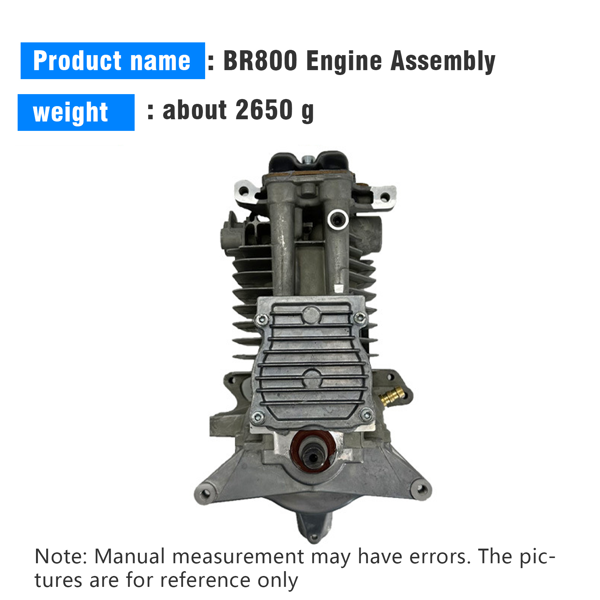 适用于 Stihl BR800 短缸体发动机总成，可替换 BR800X BR800C 背负式吹风机-2