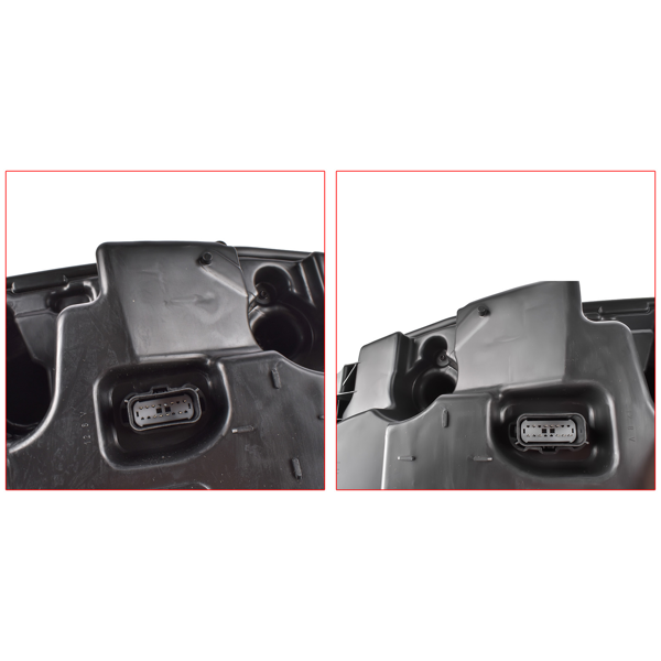 大灯总成 2Pcs Left & Right LED Headlight Set Fit for 2023-2026 Ford F-250 F-350 Super Duty FO2502432/3432-12