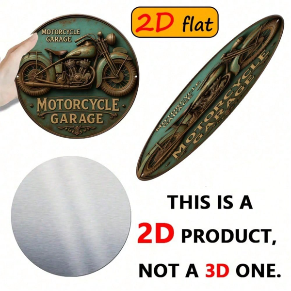 CIFbuy 复古理发店金属招牌 8x12英寸 复古墙饰 经典工具海报 男士洞穴浴室装饰 独特家居礼品（TikTok, temu 自提物流）-5