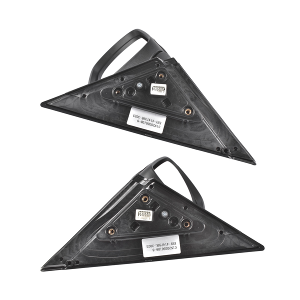 后视镜 Left and Right Manual Fold Non-Heated Door Mirror Fits for Kia Soul LX Hatchback 1.6L 2.0L L4 2020-2025 Black 2Pcs-8