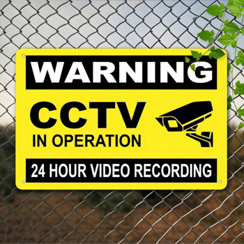 CIFbuy 复古农舍杜宾犬剪影警示牌，质朴铁艺金属墙面装饰，防水防锈，室内外均可使用，二维平面（TikTok, temu 自提物流）