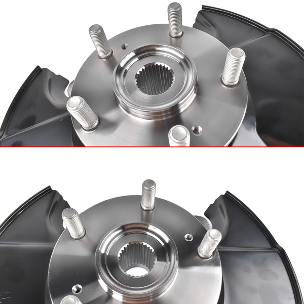 转向节总成 Pair Left+Right Steering Knuckle & Hub Bearing Fit for Honda Civic Si 2006-2011 L4 2.0L-9