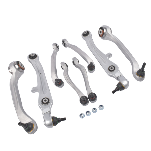 控制臂 8Pcs Front Upper and Lower Control Arms Replacement for 2004-2019 Bentley Continental Gt Gtc-2