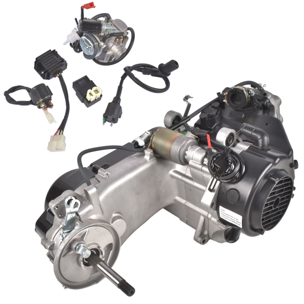 发动机组件 Complete Engine 150CC 4-Stroke fit for GY6 Scooter Dirt Bike Motor Short Case-7