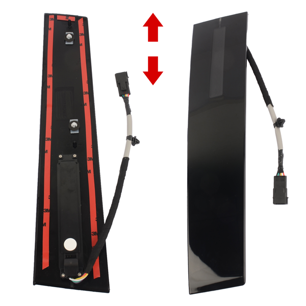 键盘锁门柱饰板 Door Entry Keypad Pillar Molding Trim Driver Side Fit for Ford Explorer 11-19 Black-12