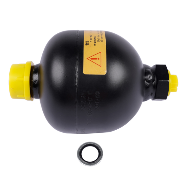隔膜蓄能器 Diaphragm Accumulator 20cu.in(0.32L),4786PSI Max Working Pressure, G1/2(ISO 228)-2