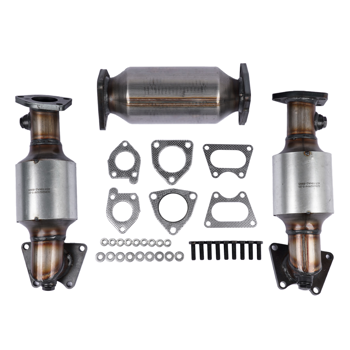 排气管 3x Catalytic Converters Kit Fit for Honda Accord 3.0L 2003-2007 45106 45107 45108