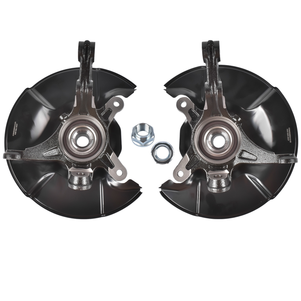 转向节总成 Pair Left+Right Steering Knuckle & Hub Bearing Fit for Honda Civic Si 2006-2011 L4 2.0L-7