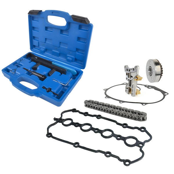 正时链条套装 Timing Chain & Tool Kit Replacement for 04-08 Audi VW BPY GTI A4 Jetta Passat 2.0 FSI TSI-4