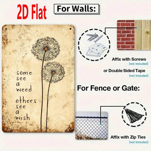 CIFbuy 狂欢节 | 8x8英寸圆形2D平面金属标牌 复古墙面装饰，金色紫色活力十足的嘉年华印花艺术 狂欢节庆典（TikTok, temu 自提物流）-3