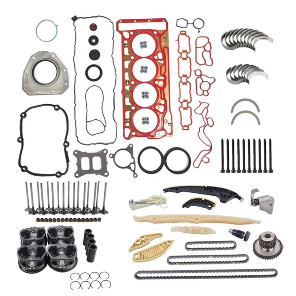 发动机大修包 Engine Rebuild Overhaul Pistons Gaskets Kit Replacement for VW Golf GTI Audi A4 A6 Q5 2.0T-5