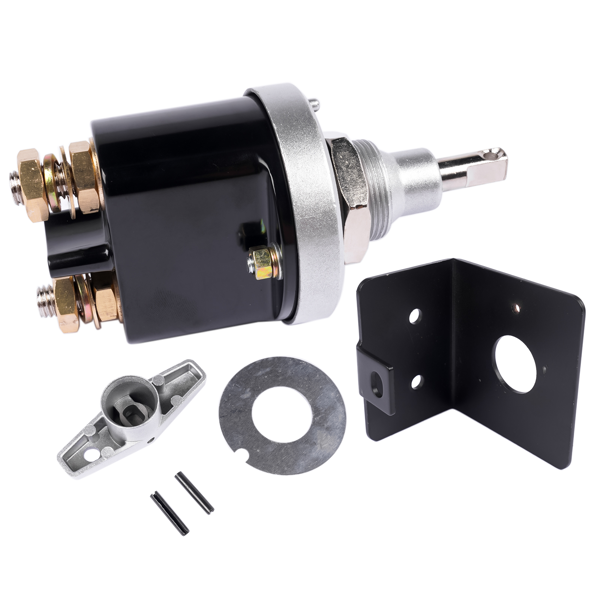 蓄电池切断开关 Battery Disconnect Switch Replacement for Flaming River FR1044 BigSwitch with Lock-Out XL-2