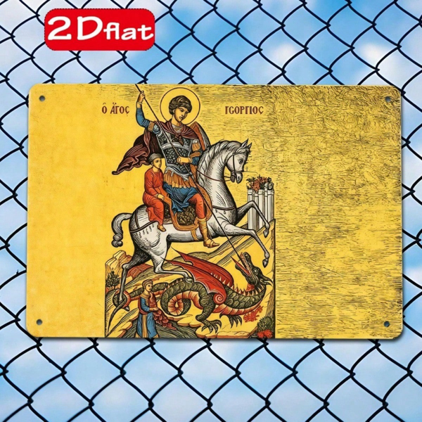 CIFbuy 娜娜奶奶与帕普斯爷爷 复古圆形标识 7.8x7.8英寸 2D平面印刷 复古幽默 有趣墙饰 复古艺术牌匾 Ho（TikTok, temu 自提物流）-8