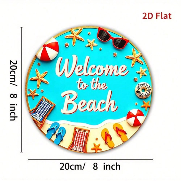 CIFbuy 1件 复古金属标牌 8x12英寸，质朴仙人掌花卉墙饰，附“请敲门”字样，适用于家居、花园、酒吧等的2D平面铁艺装饰（TikTok, temu 自提物流）-3
