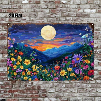 CIFbuy 趣味复古金属墙饰 8x12 英寸，注意：成人玩耍，幽默剪影铁质牌匾，复古2D平面墙面装饰，N（TikTok, temu 自提物流）