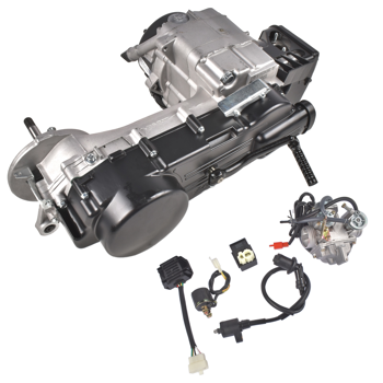 发动机组件 Complete Engine 150CC 4-Stroke Fit for GY6 CVT Scooter Dirt Bike Motor Long Case