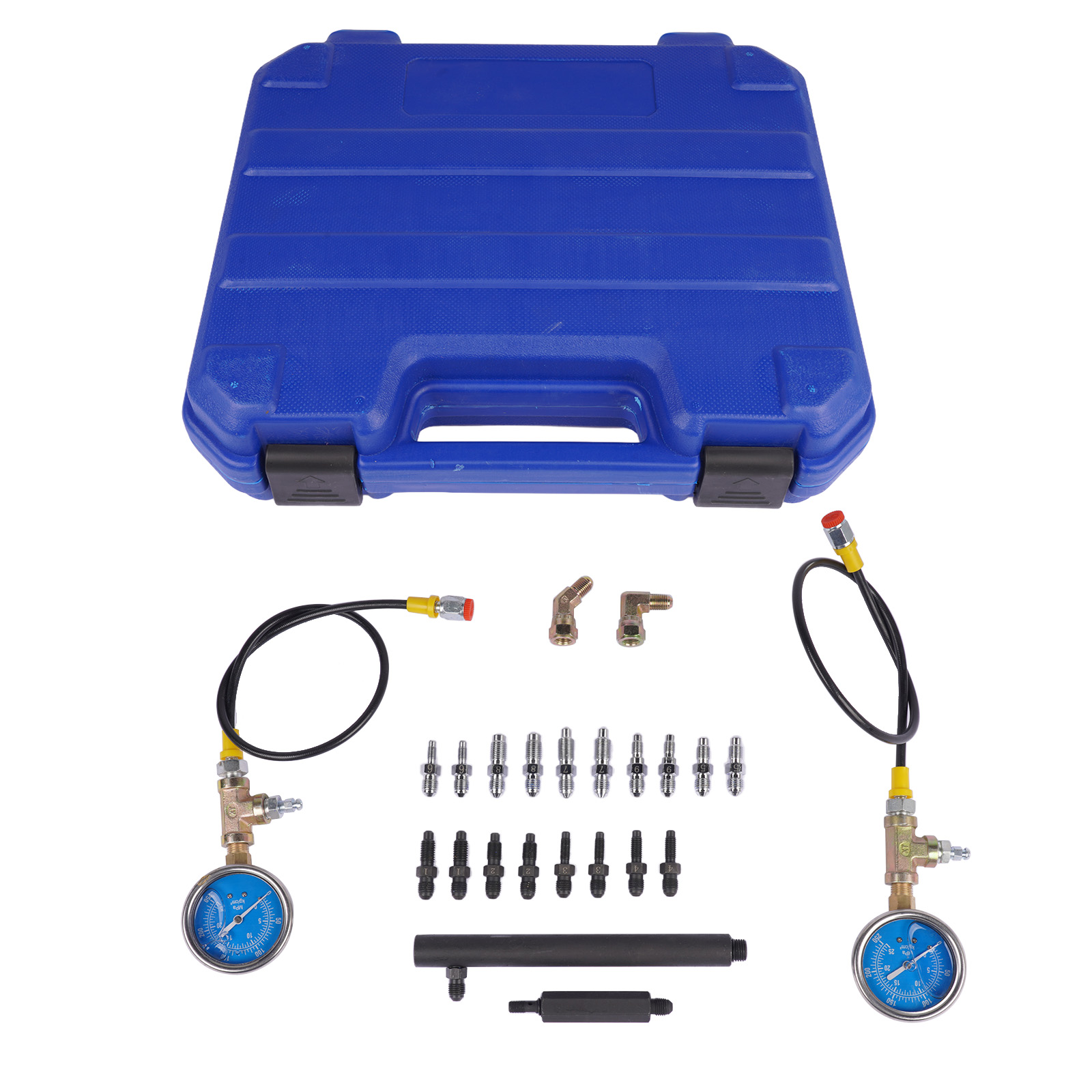 0-3500PSI ABS Hydraulic Oil Pressure Gauge Kit Brake System Test Diagnostic Tool view 5