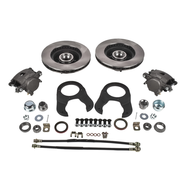 刹车盘套装 Disc Brake Kit 11 Inch 5 on 4-3/4 Metric Caliper Replacement for Ford Spindle 1937-1948-4