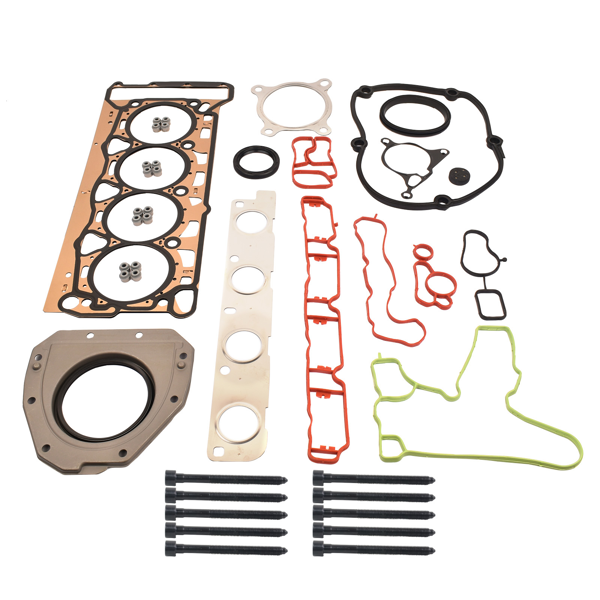 发动机大修包套装 Cylinder Head Gasket Bolts Set Replacement for Audi A3 A4 Q5 VW Jetta GTI New Beetle 2.0T-4