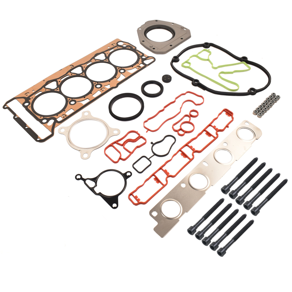 发动机大修包套装 Cylinder Head Gasket Bolts Set Replacement for Audi A3 A4 Q5 VW Jetta GTI New Beetle 2.0T-2
