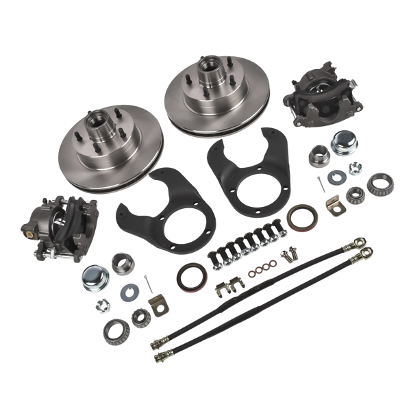 刹车盘套装 Disc Brake Kit 11 Inch 5 on 4-3/4 Metric Caliper Replacement for Ford Spindle 1937-1948-3