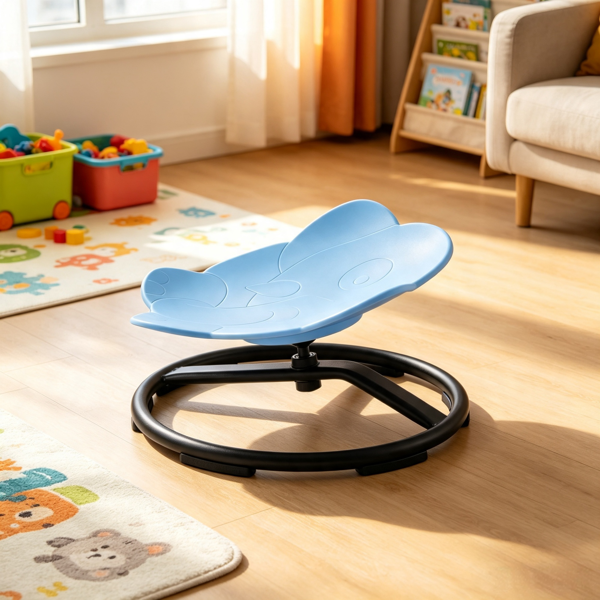 220磅儿童旋转椅，360°防滑旋转椅-1