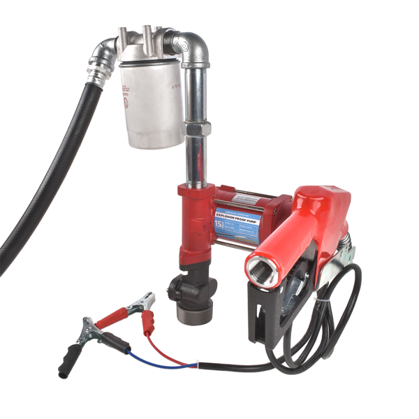 抽油泵 Fuel Transfer Pump 110V 15 GPM High Flow w/Automatic Nozzle & Filter Fit for Diesel-8