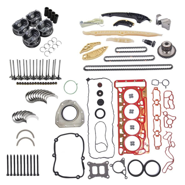 发动机大修包 Engine Rebuild Overhaul Pistons Gaskets Kit Replacement for VW Golf GTI Audi A4 A6 Q5 2.0T-3
