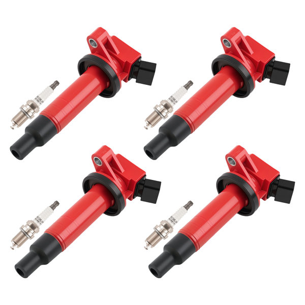 Ignition Coil Spark Plug Kit fit for Toyota Corolla/Celica/MR2 1.8L 2000-2005-1