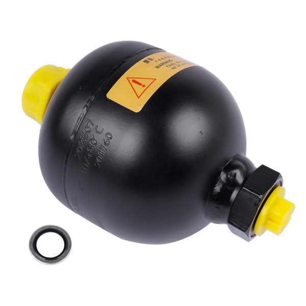 隔膜蓄能器 Diaphragm Accumulator 20cu.in(0.32L),4786PSI Max Working Pressure, G1/2(ISO 228)-7