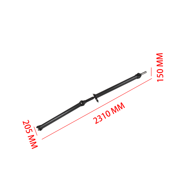 传动轴 Rear Drive Shaft Compatible with Chevrolet Silverado 1500 GMC Sierra 1500 Pickup RWD Only 1999-2006 Black 1Pc-4