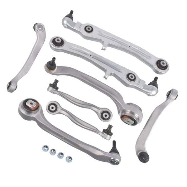控制臂 8Pcs Front Upper and Lower Control Arms Replacement for 2004-2019 Bentley Continental Gt Gtc-5