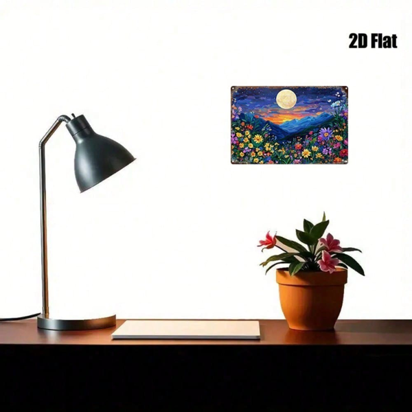 CIFbuy 趣味复古金属墙饰 8x12 英寸，注意：成人玩耍，幽默剪影铁质牌匾，复古2D平面墙面装饰，N（TikTok, temu 自提物流）-4