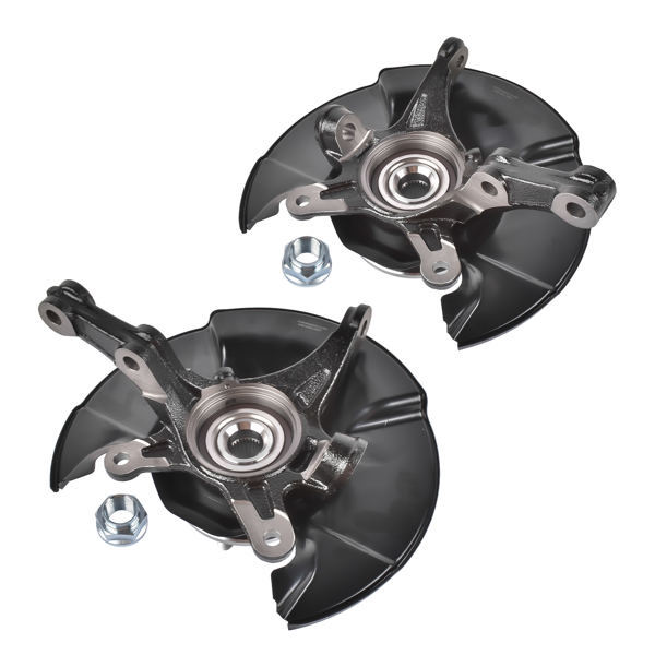 转向节总成 Pair Left+Right Steering Knuckle & Hub Bearing Fit for Honda Civic Si 2006-2011 L4 2.0L-5