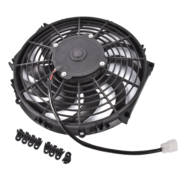 散热器风扇 Radiator Cooling Fan 30100465 Replacement for Spal VA09-BP12/C-54A 24V 12In Low Profile-6